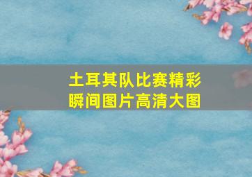 土耳其队比赛精彩瞬间图片高清大图