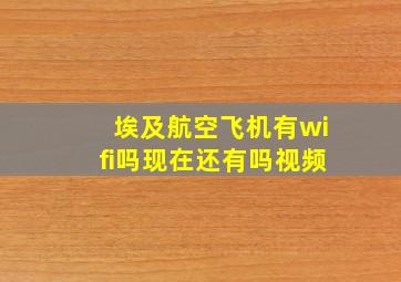 埃及航空飞机有wifi吗现在还有吗视频