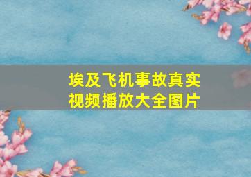 埃及飞机事故真实视频播放大全图片