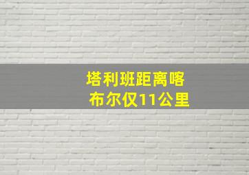 塔利班距离喀布尔仅11公里