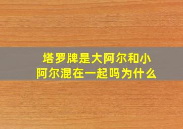 塔罗牌是大阿尔和小阿尔混在一起吗为什么