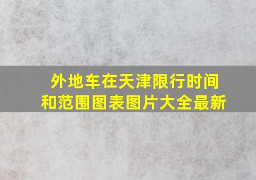 外地车在天津限行时间和范围图表图片大全最新