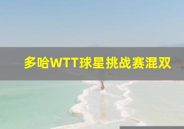 多哈WTT球星挑战赛混双