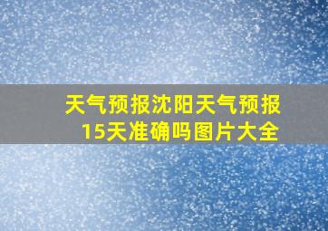 天气预报沈阳天气预报15天准确吗图片大全