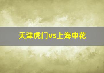 天津虎门vs上海申花