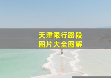 天津限行路段图片大全图解