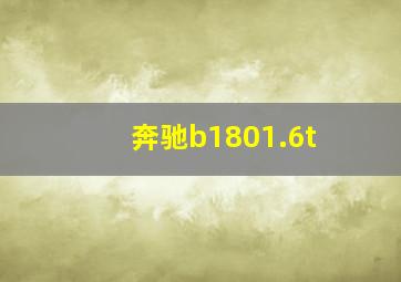 奔驰b1801.6t