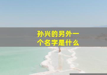 孙兴的另外一个名字是什么