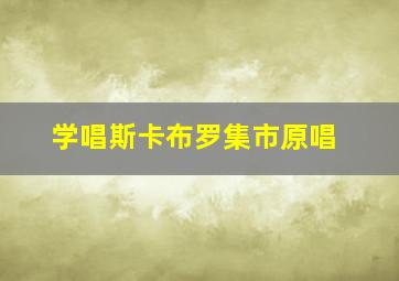 学唱斯卡布罗集市原唱