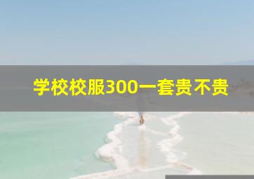 学校校服300一套贵不贵