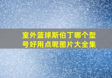 室外篮球斯伯丁哪个型号好用点呢图片大全集