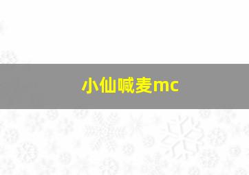 小仙喊麦mc