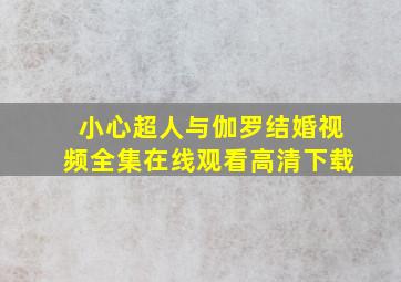 小心超人与伽罗结婚视频全集在线观看高清下载