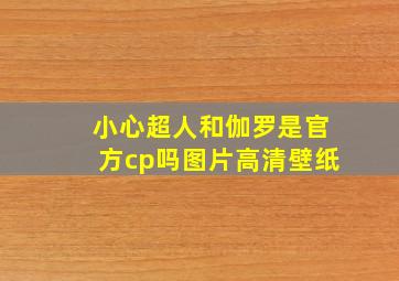 小心超人和伽罗是官方cp吗图片高清壁纸