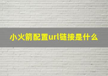 小火箭配置url链接是什么