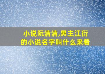 小说阮清清,男主江衍的小说名字叫什么来着