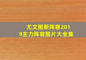 尤文图斯阵容2019主力阵容图片大全集