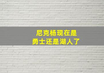 尼克杨现在是勇士还是湖人了