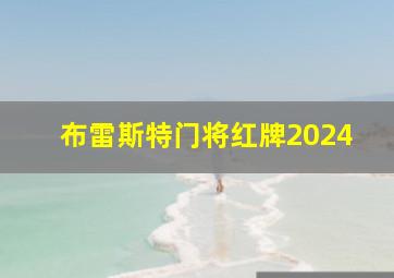 布雷斯特门将红牌2024