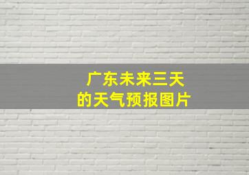 广东未来三天的天气预报图片