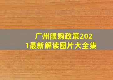 广州限购政策2021最新解读图片大全集