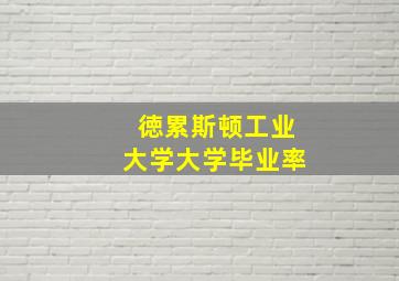 徳累斯顿工业大学大学毕业率