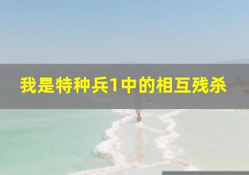 我是特种兵1中的相互残杀