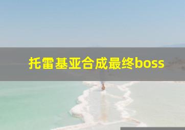 托雷基亚合成最终boss