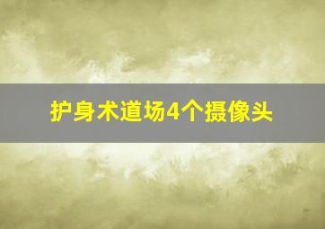 护身术道场4个摄像头