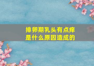 排卵期乳头有点痒是什么原因造成的