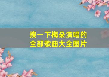 搜一下梅朵演唱的全部歌曲大全图片