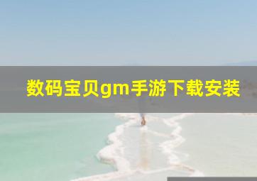 数码宝贝gm手游下载安装