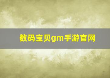 数码宝贝gm手游官网