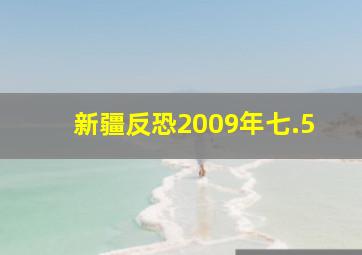 新疆反恐2009年七.5