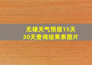 无棣天气预报15天30天查询结果表图片