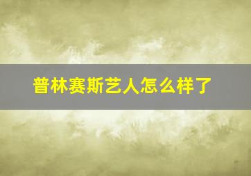 普林赛斯艺人怎么样了