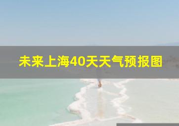 未来上海40天天气预报图