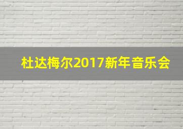 杜达梅尔2017新年音乐会