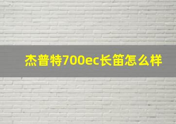 杰普特700ec长笛怎么样