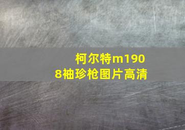 柯尔特m1908袖珍枪图片高清