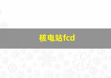 核电站fcd