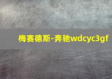 梅赛德斯-奔驰wdcyc3gf