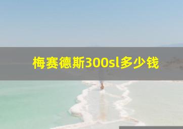 梅赛德斯300sl多少钱