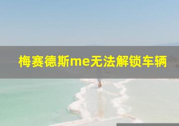 梅赛德斯me无法解锁车辆