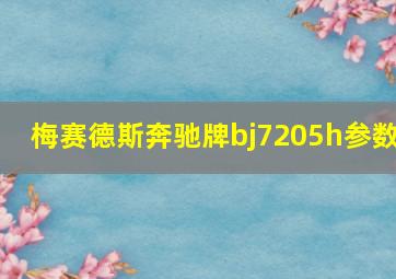 梅赛德斯奔驰牌bj7205h参数