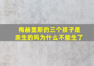 梅赫里斯的三个孩子是亲生的吗为什么不能生了