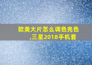 欧美大片怎么调色亮色,三星2018手机套