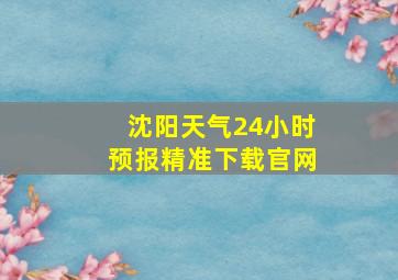 沈阳天气24小时预报精准下载官网