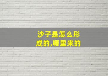 沙子是怎么形成的,哪里来的