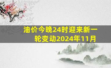 油价今晚24时迎来新一轮变动2024年11月